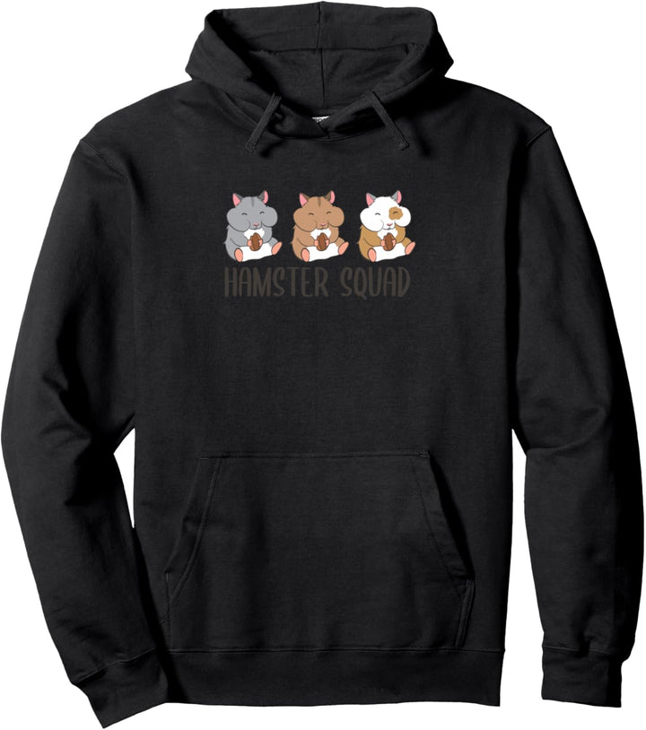 Hamster Squad Lustiger Hamster Team Pullover Hoodie