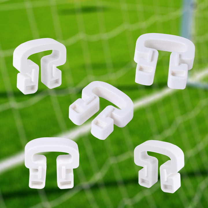 30 Stück Fussballnetz Clips, 3,2 x 3 cm ABS Netzverbindungsclips Netzverriegelungsclip Fussballtorne