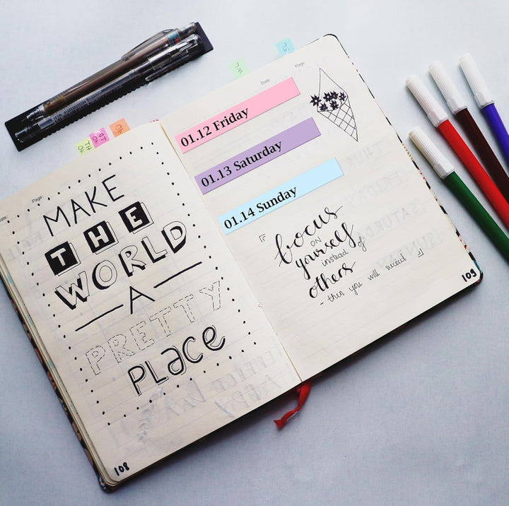 MarkField 6x TZe-231 12mm Pastell Laminierte Schriftband Kompatibel für Brother P-Touch Bänder TZe-2