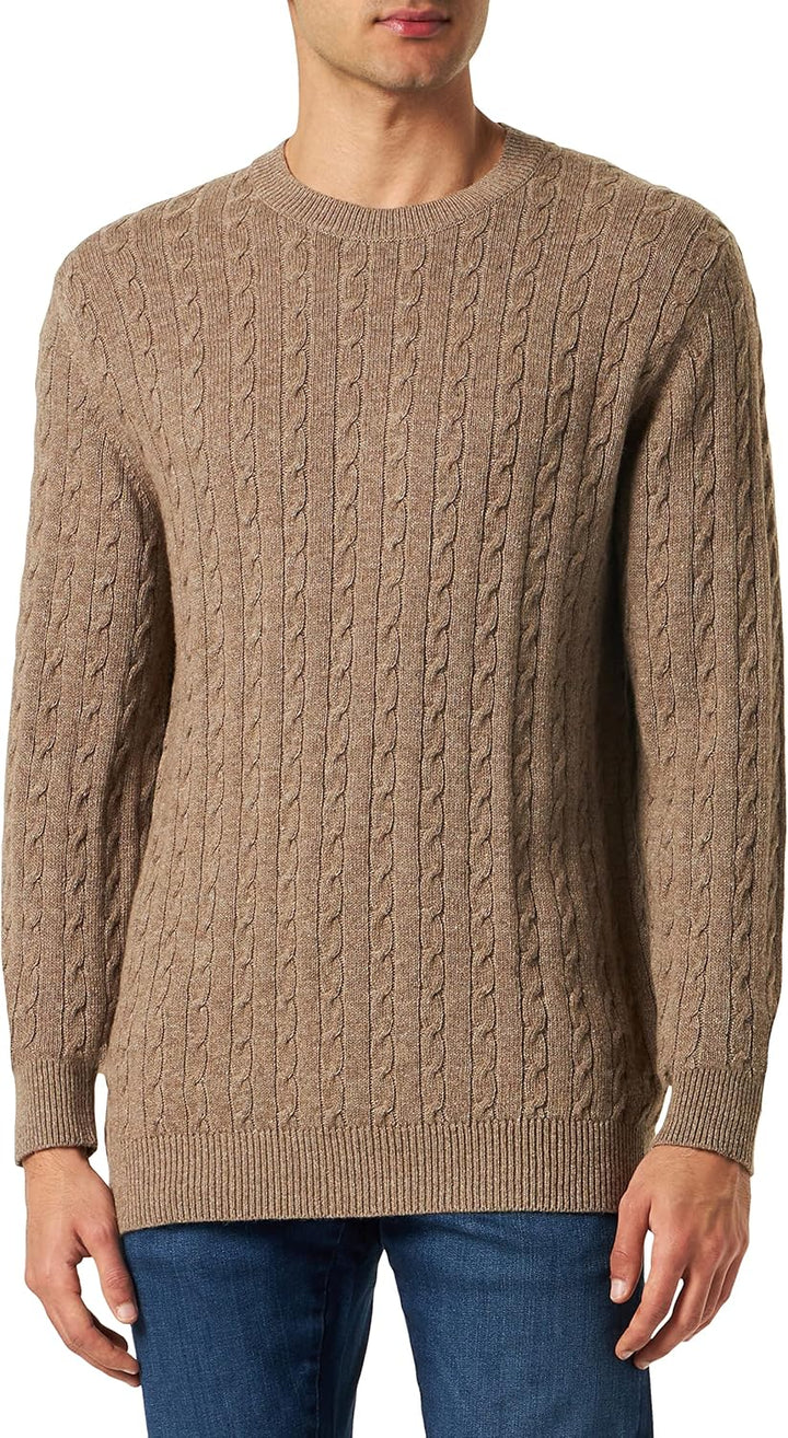 Seidensticker Herren Pullover XXL Taupe, XXL Taupe
