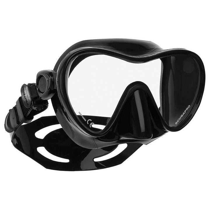 SCUBAPRO Trinidad 3 - Einglas Tauchmaske Schwarz, Schwarz