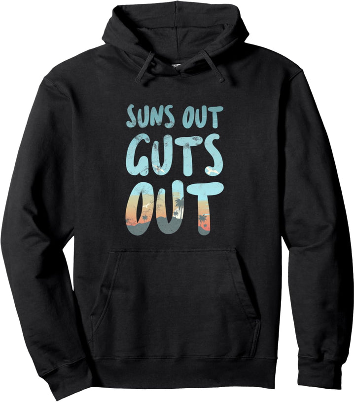Sonne Out Darm Out Lustiger Vatertag Papa Bod Pullover Hoodie
