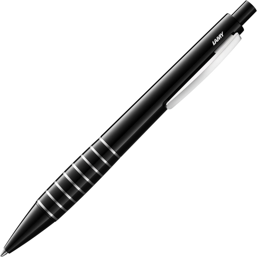 LAMY accent Kugelschreiber 298 – Kuli mit schwarzem Brilliant Lack-Finish und austauschbarem Schwarz