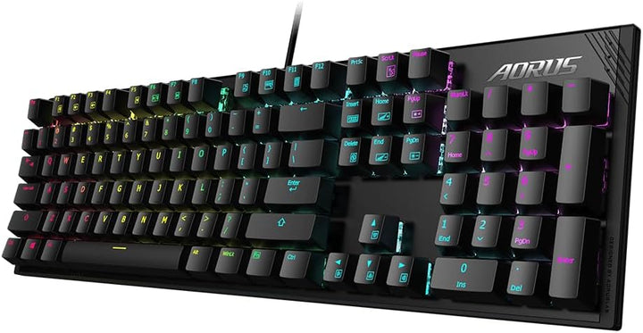 Aorus GK-AORUS K1 Gaming Keyboard, Black (AZERTY Layout)