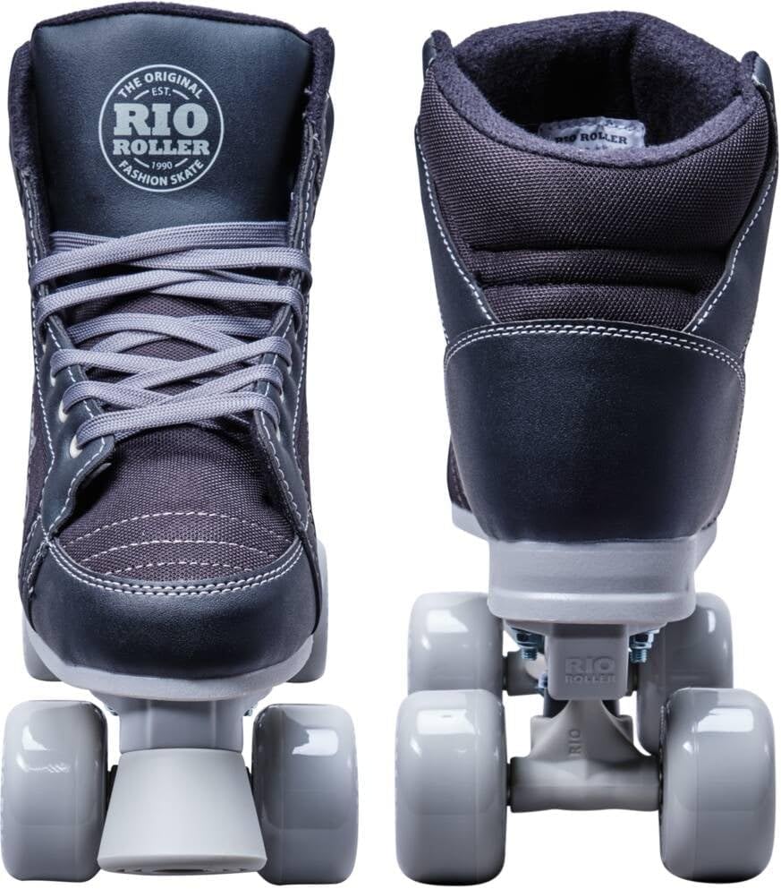 Rio Roller Lumina Rollschuhe Black/Grey 6uk Schwarz / Grau, 6uk Schwarz / Grau