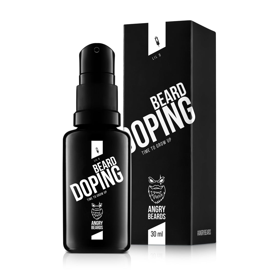 Angry Beards Grow Oil Bartwuchsmittel - Serum, Fördert Bartwachstum | Enthält natürliche Öle, Vitami