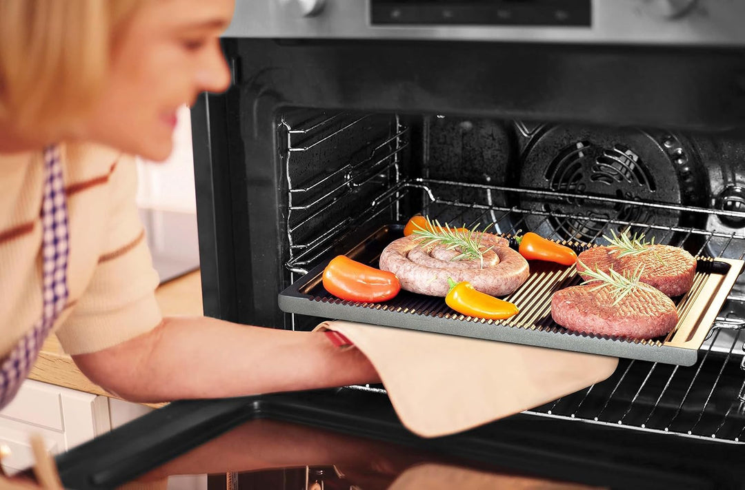 CFParker Maria R Grillplatte aus Aluminiumguss, für Parker, Backofen und Herd