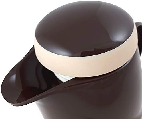 Helios Wave Kunststoff-Isolierkanne, Cappuccino, 0,6 Liter Cappuccino 0,6 Liter, Cappuccino 0,6 Lite