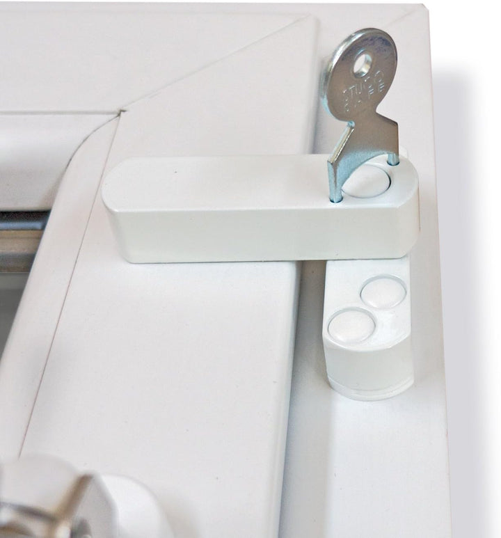 Bever 20SW STUCO Safe Fenstersicherung Nr. 20 SW, 1-flügelig, Farbe weiss, Total: 1 Items