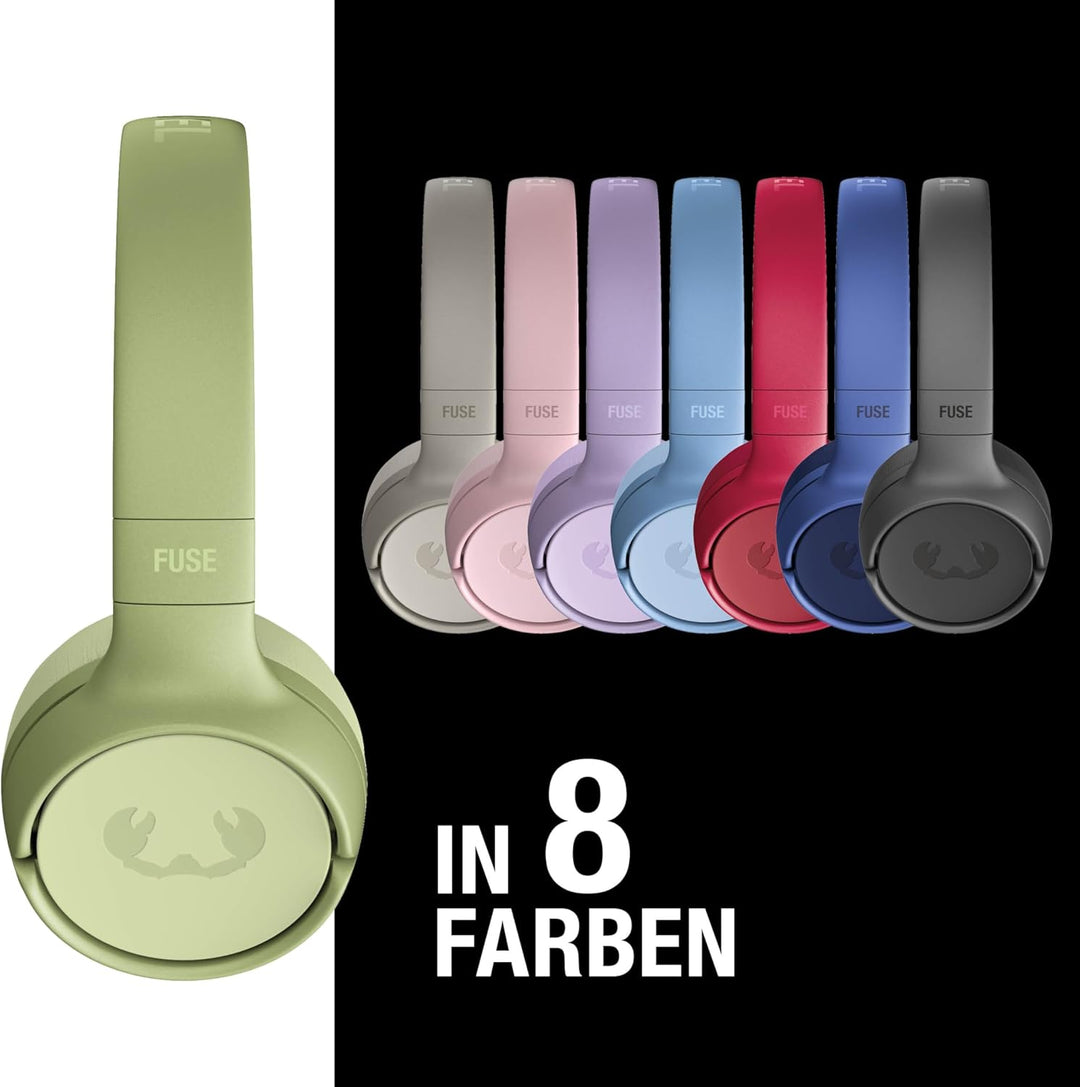 Fresh 'n Rebel Code Fuse, Bluetooth-Kopfhörer on-Ear, kabellos, 30 Stunden Spielzeit, mit Mikrofon u