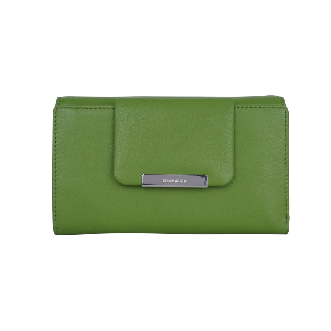 Gerry Weber - vigo Purse lh14z Grün 18,00X10,00X0,00 CM Farbe:grün / Material:textile,cow Leather, 1