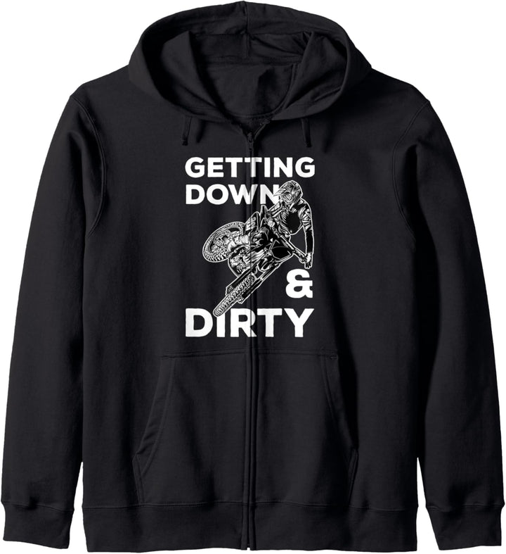 Motocross Dirt Bike Off Road Funny Slogan Gift Kapuzenjacke