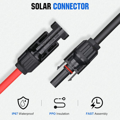 ECO-WORTHY Monokristallines Solarpanel Solarzelle kit 120 W enthält 12 V Solarmodul + 30 A Solarlade
