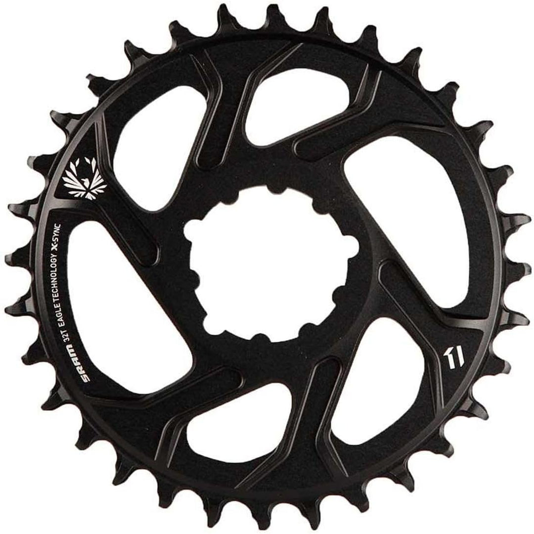 Sram Eagle X-Sync 34T Direktmontage Off-Set Boost Aluminium 12-Fach Kettenblatt - Schwarz, 3 mm Schw