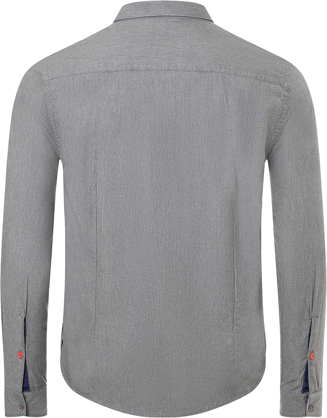 Timezone Herren Hemd S Dark Grey Melange, S Dark Grey Melange