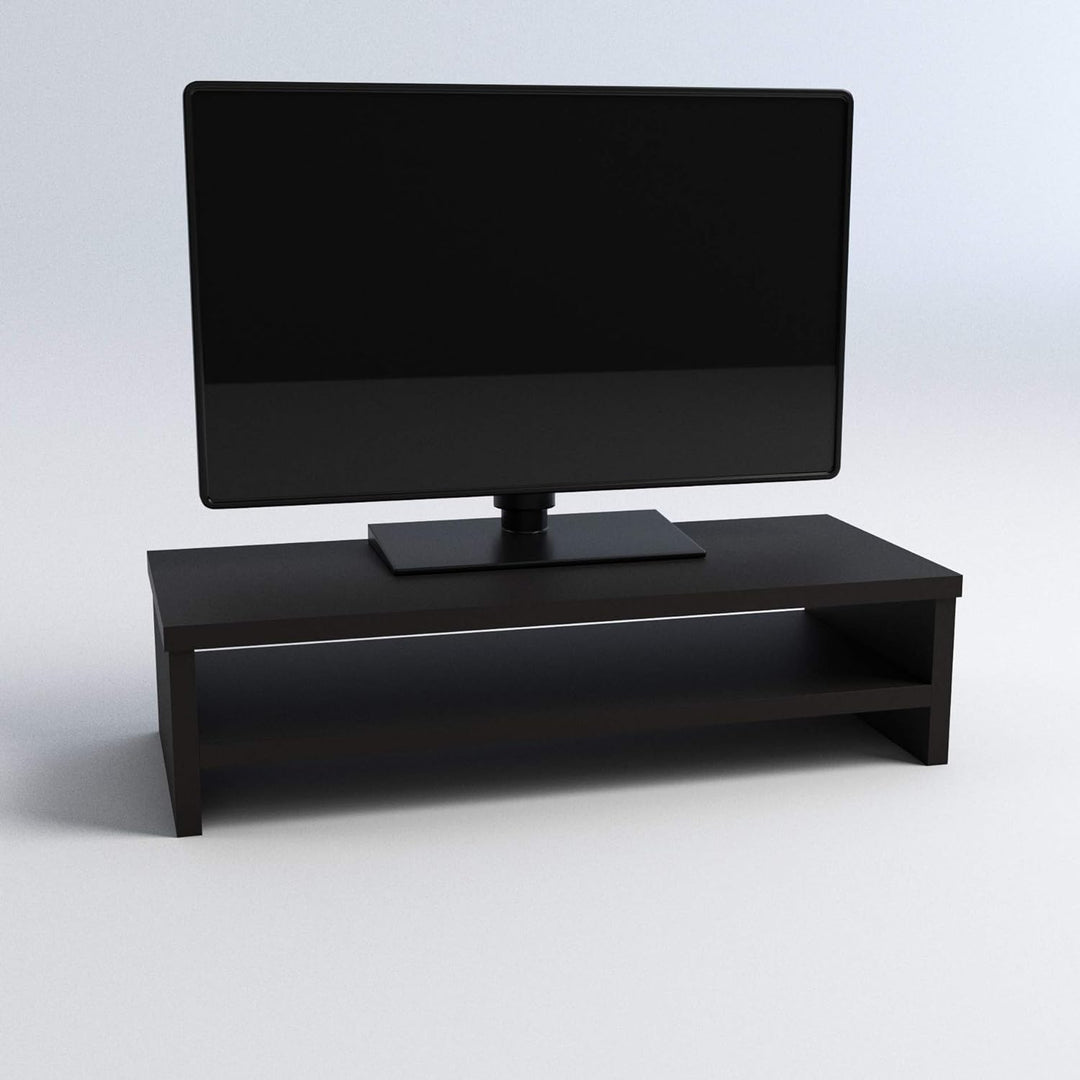 Henor, Monitorständer mit Mittelablage, TV-Bildschirmerhöhung, in FSC® Holz, 62 x 26,5 x 16 cm. Trag