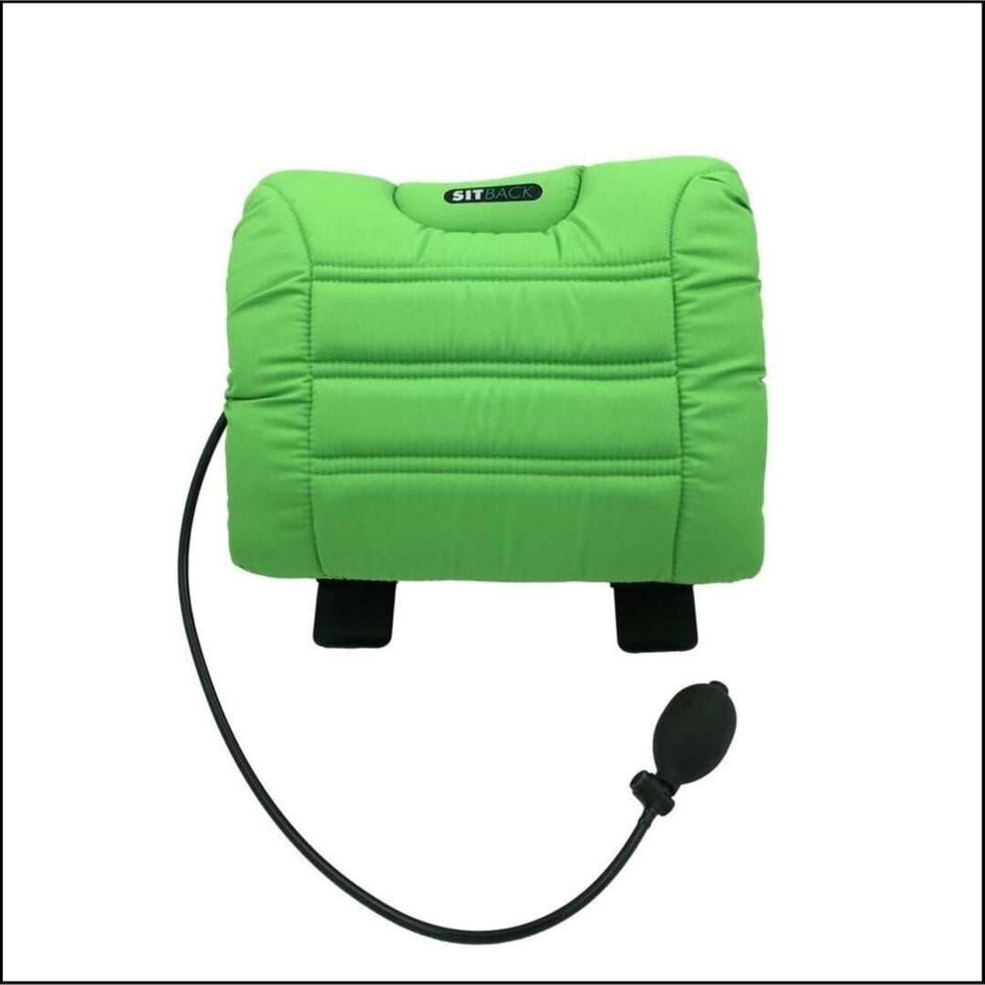Sitback Air Universal Rückenstützkissen Sitzkissen Rückenkissen (Apfel Grün), Apfel Grün