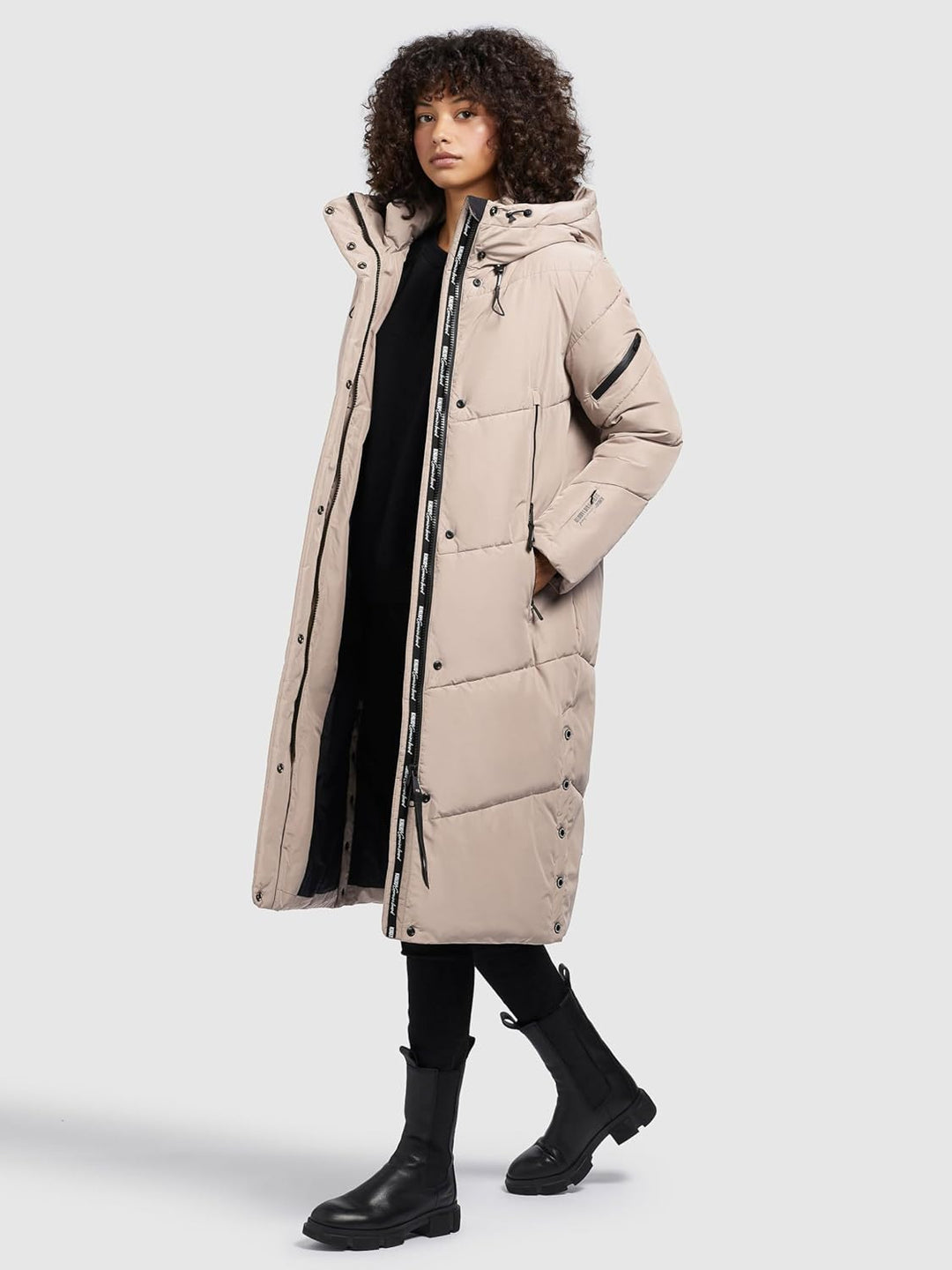 khujo Damen Steppmantel Sonje 5 S Dus-Bei, S Dus-Bei