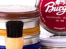 Schuhpflegeset für Glattleder-Schuhe: Farbe: Schwarz