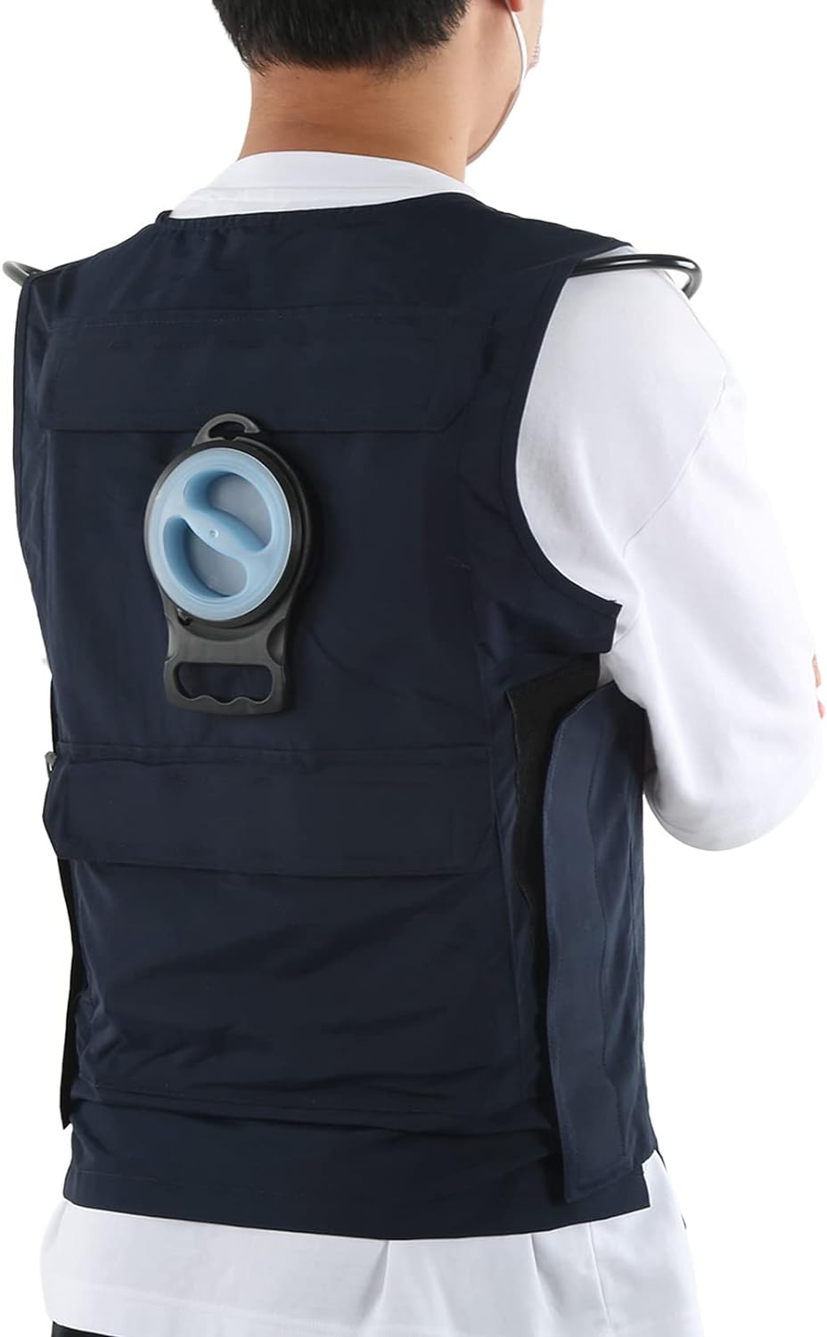 SALALIS Kühlweste Kühljacke Wasserzirkulationskühlung Polyester Einstellbare Dichtigkeit Kühlweste f