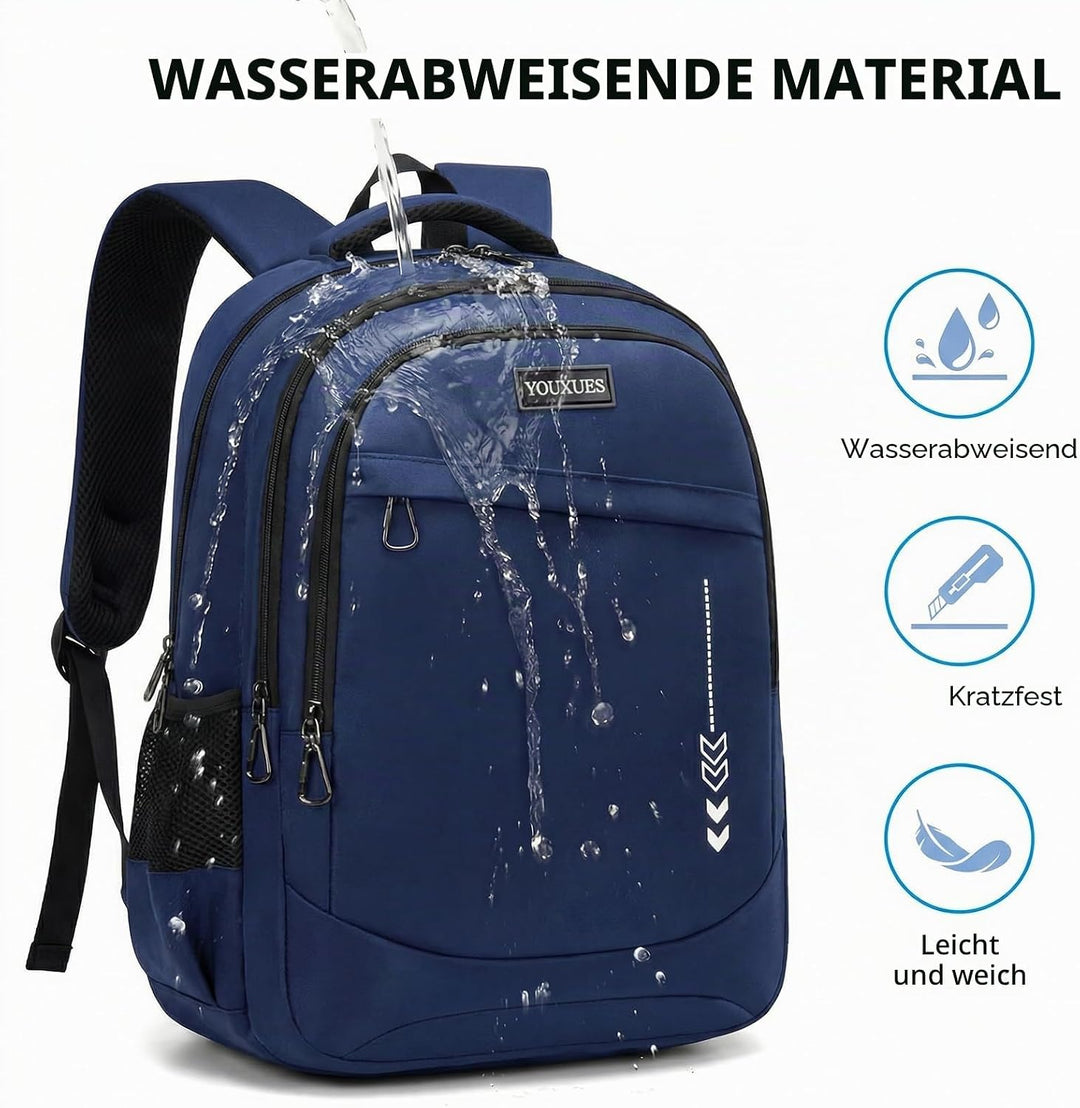 Amythe Schulrucksack Jungen Teenager Grosser Kapazität 30L, Rucksack Schule Gymnasium Oberstufe Schu