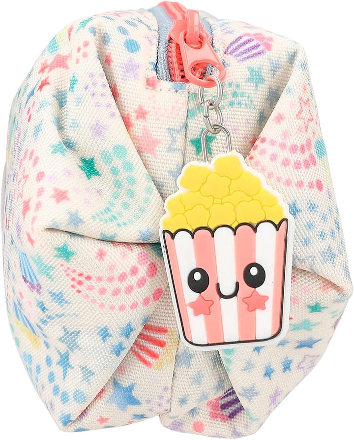 Depesche 12387 TOPModel Cutie Star - Kosmetiktasche mit Model-Motiv und Sternchen-Muster, Beauty Cas