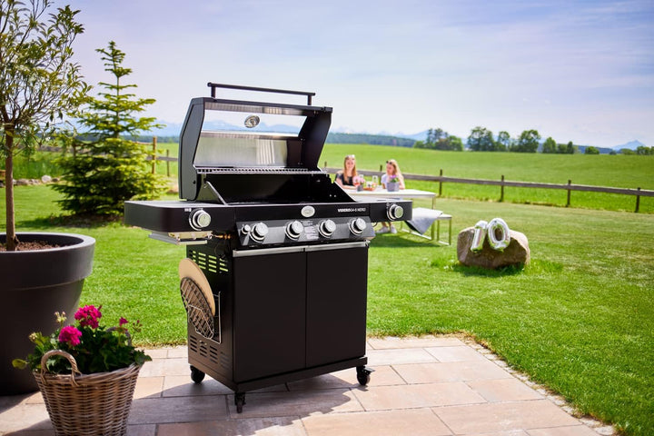 RÖSLE VARIO-Halter, Hochwertiger Edelstahlhalter für VARIO Grilleinsätze, passend für alle VIDERO Mo