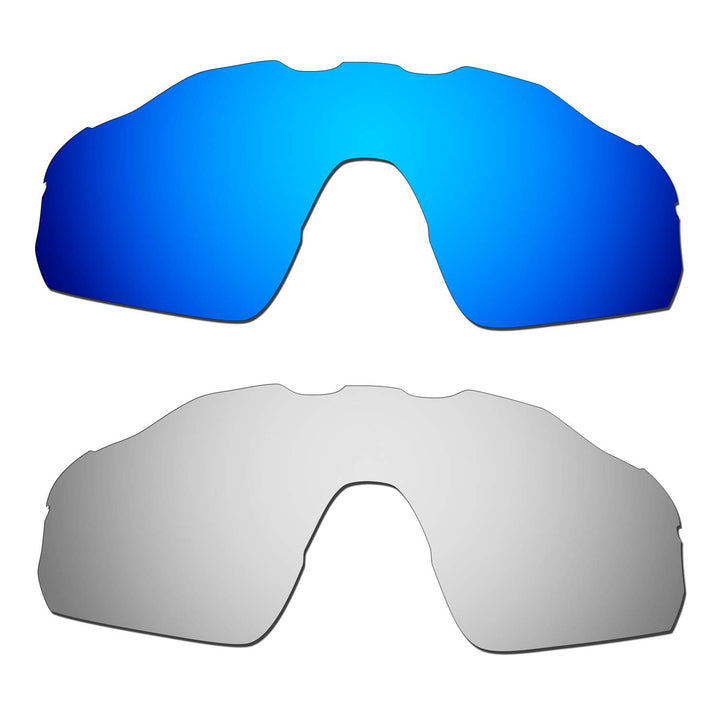 HKUCO verstärken Männer Ersatzgläser für Oakley Radar EV Pitch Blau/Titan Sunglasses