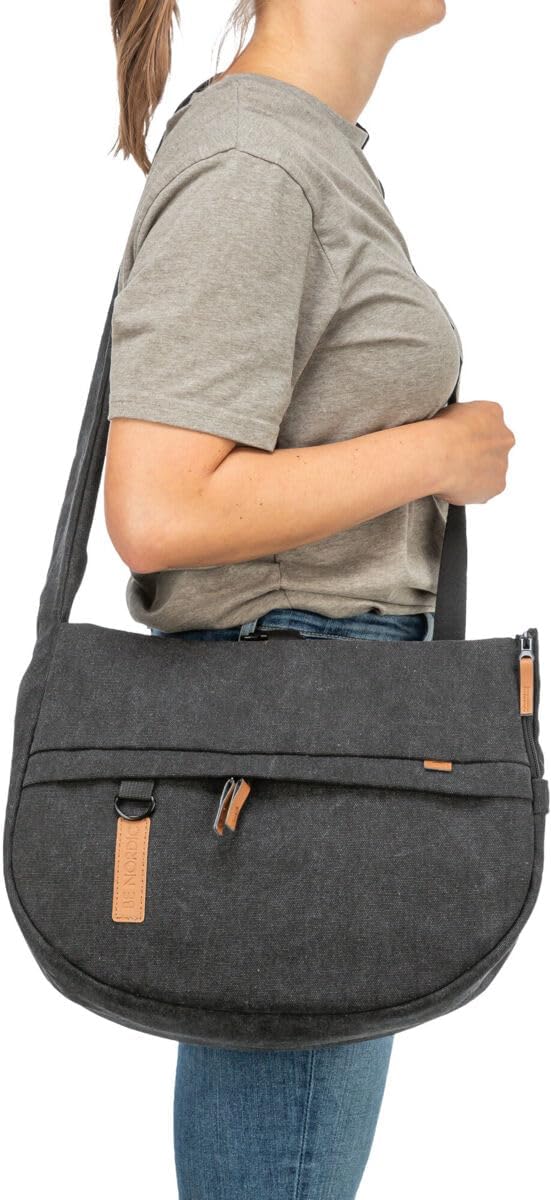 BE Nordic Tasche Ingrid, 40 × 30 × 15 cm, schwarz