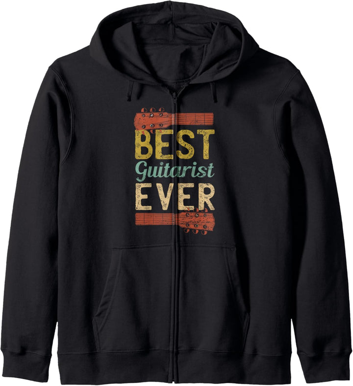 Retro Gitarrenspieler Best Guitarist Gitarrist Ever Geschenk Kapuzenjacke