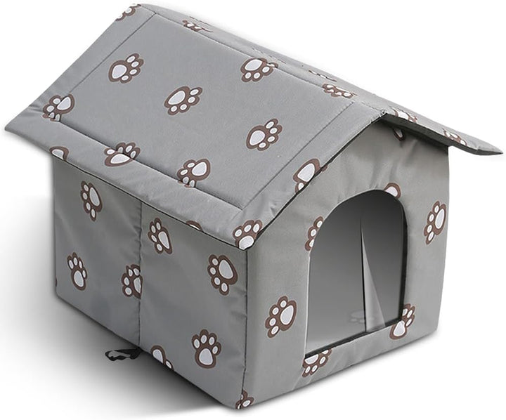 Katzenhaus Outdoor, Katzenhaus Outdoor Winterfest Isoliert, Katzenhöhle für Draussen Wasserdicht mit