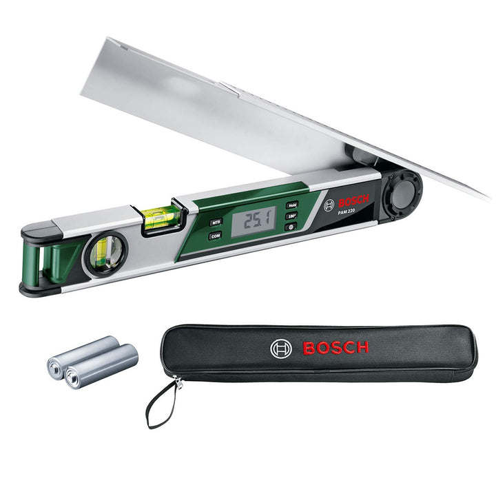 Bosch Home and Garden Bosch Winkelmesser PAM 220 (Winkel bis 220° präzise messen und übertragen, mit