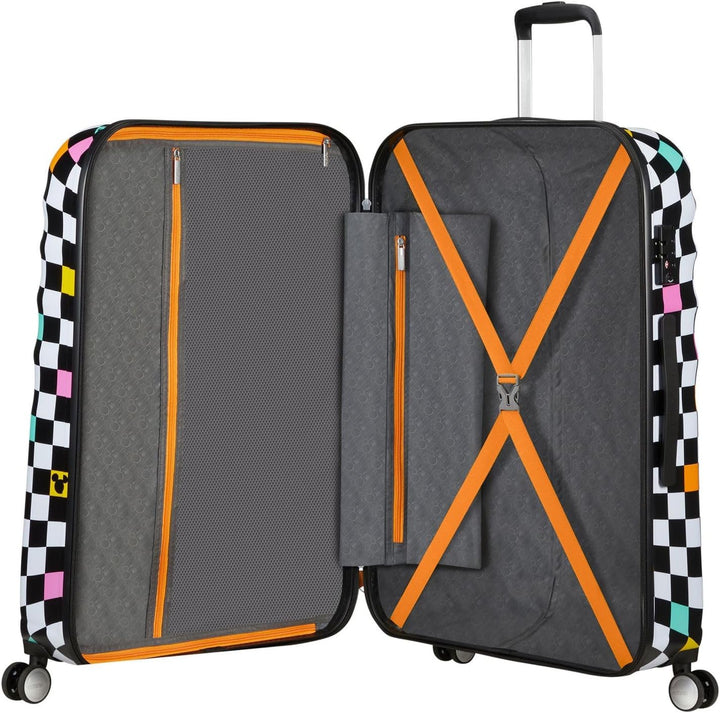 American Tourister Wavebreaker Disney, Spinner L, Koffer, 77 cm, 96 L, Mehrfarbig (Mickey Check)