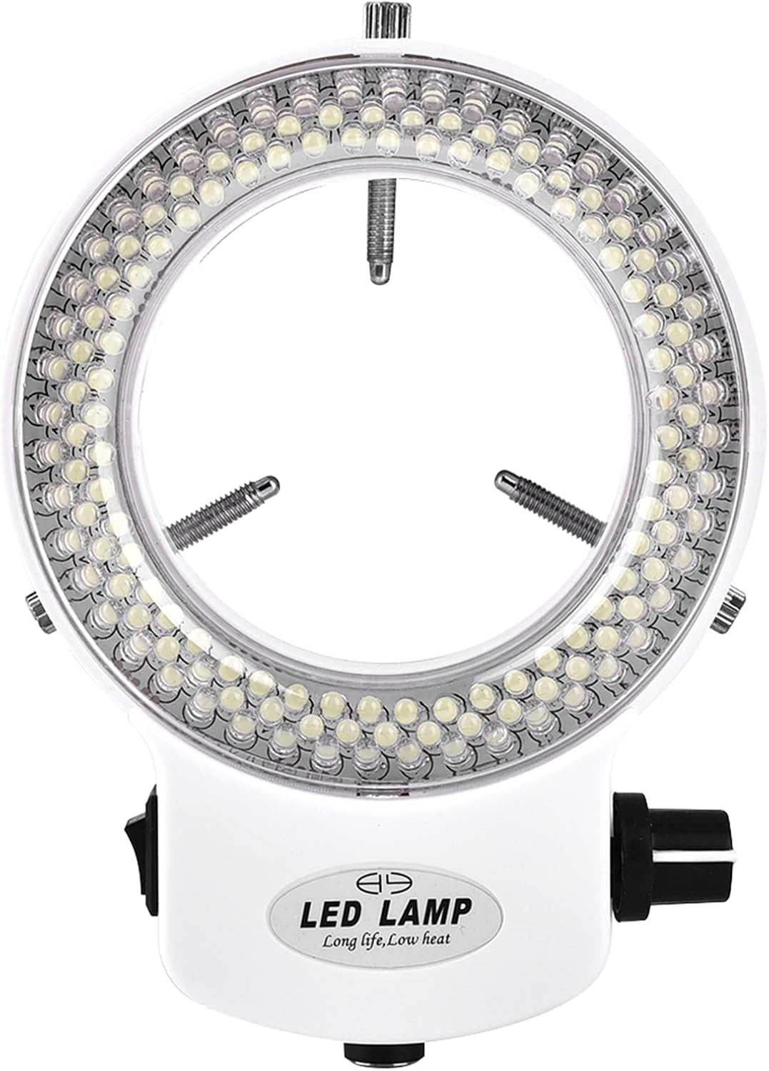 LED Mikroskop Ringleuchte, 144 LED-Perlen, Einstellbare Helligkeit, ss, für Stereomikroskop und Schm