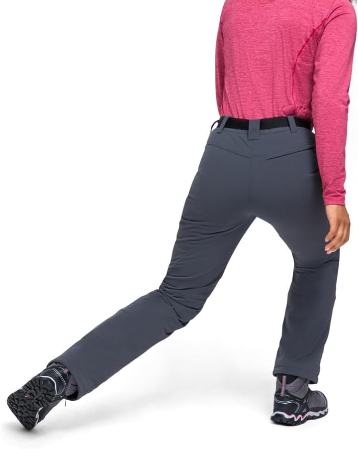 Maier Sports Rechberg Therm, Warme Damen Wanderhose, Wasserabweisende Outdoorhose für Trekking und H