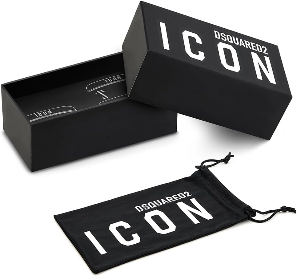 DSQUARED2 ICON Unisex Icon 0001/s Sunglasses, VK6/T4 White, 99