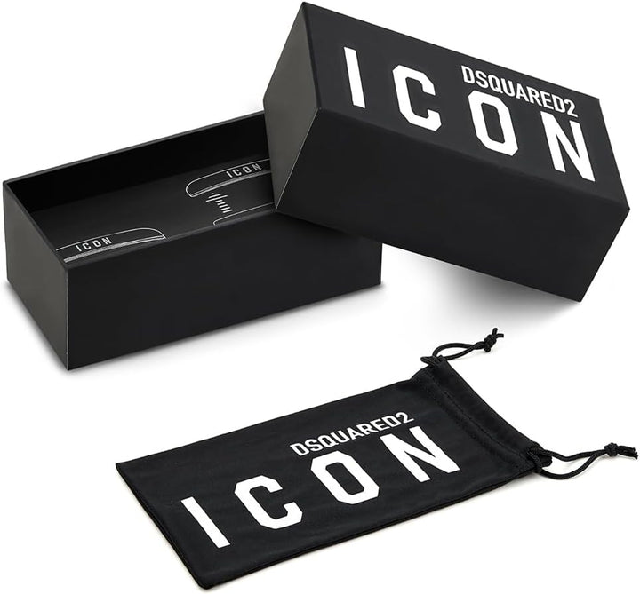 DSQUARED2 ICON Unisex Icon 0001/s Sunglasses, VK6/T4 White, 99