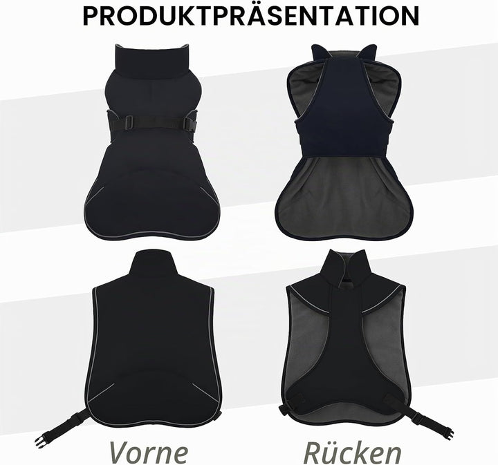 Hjyokuso Hundemantel Dackel, Winddichter Wasserdichter Wintermantel Für Dackel Hunde, Hundejacke Für