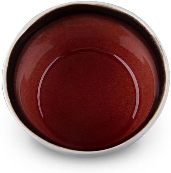 MAOCI Matcha Tee Set vierteilig (hell) mit Matchaschale, Matchabesen, Besenhalter und Matchalöffel -