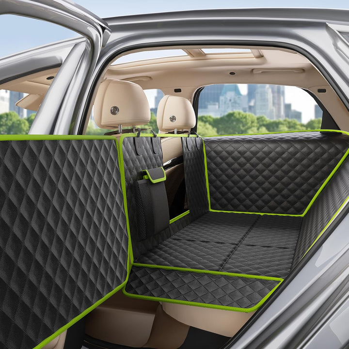 pecute Hundedecke Auto Rückbank mit Harter Unterseite 136 * 60 cm, 2025 Hunde Autositz Rückbank, Mob