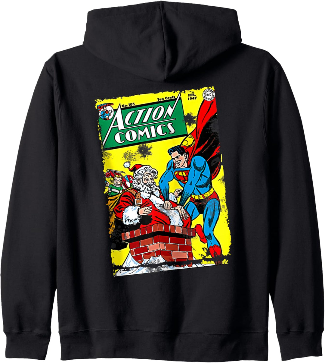 DC Superman-Cover 105 Weihnachten Kapuzenjacke