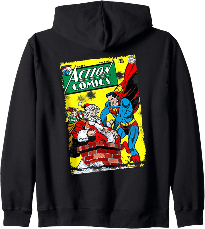 DC Superman-Cover 105 Weihnachten Kapuzenjacke