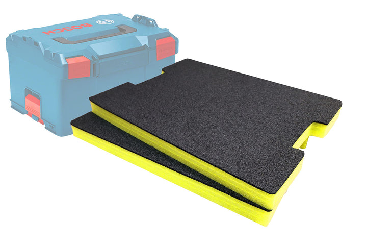 Shadow Foam L-Boxx Einsätze [Doppelpack] für Bosch L-Boxx 102-374 Schaumstoff für Sortimo Modular We