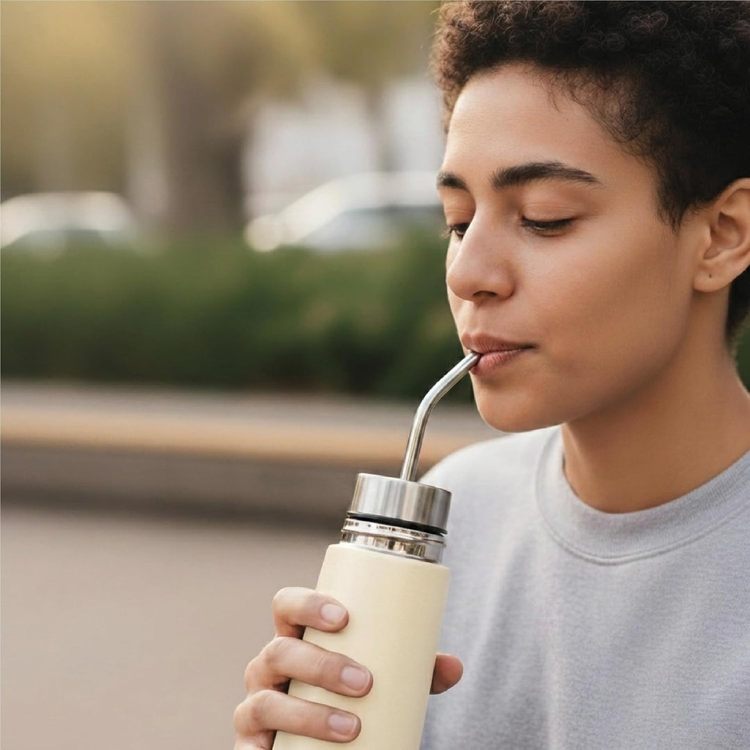 BALIBETOV 750 ml Selbstbedienende Yerba Mate Flasche – Auto-Cebante Mate-Becher – Doppelwandig Vakuu