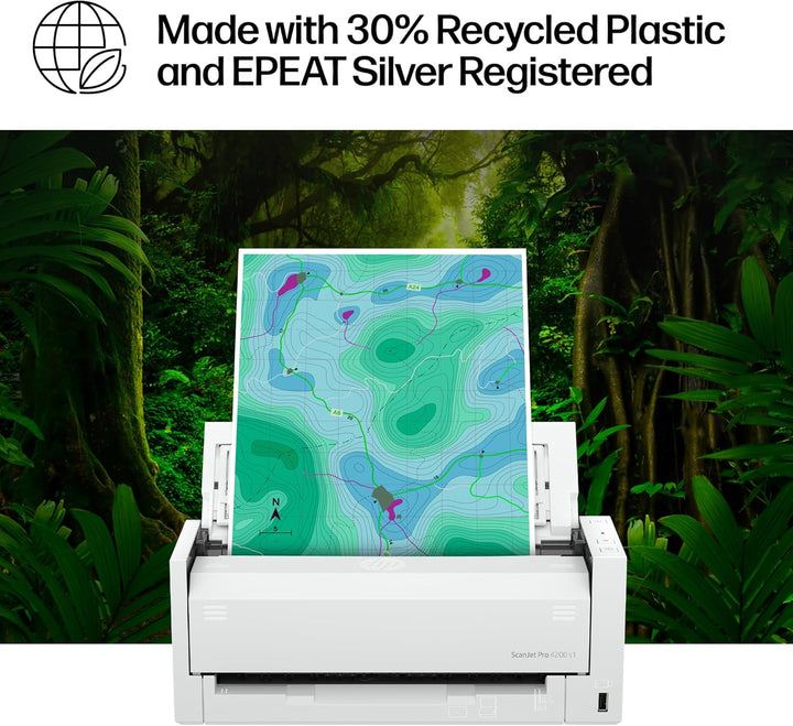 HP ScanJet Pro 4200 s1, schneller zweiseitiger Scanner mit automatischem Dokumenteneinzug, ideal für
