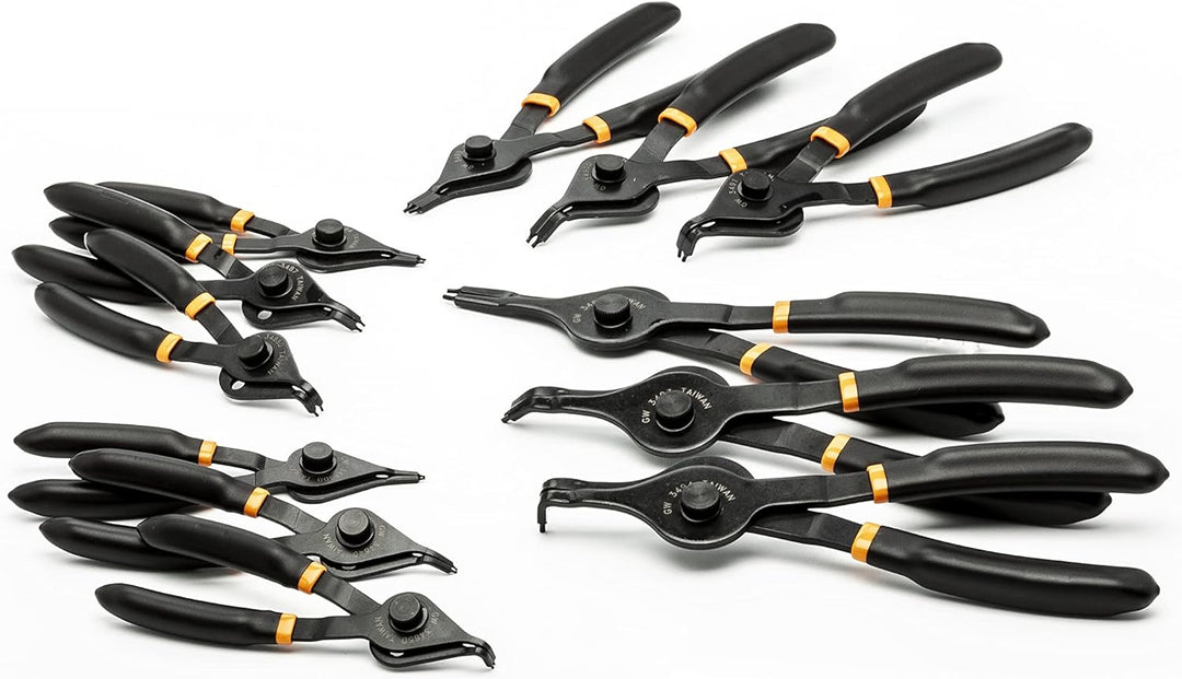 GEARWRENCH 3495 Convertible Sprengringzangen-Set, feste Spitze, 12-teilig