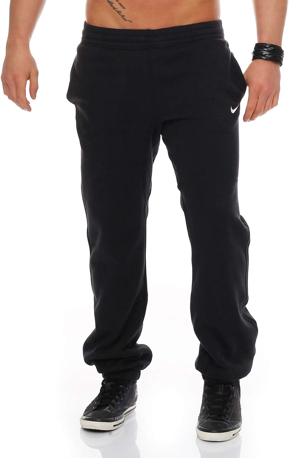 Nike Herren Sweathose Squad Fleece S Black/White, S Black/White