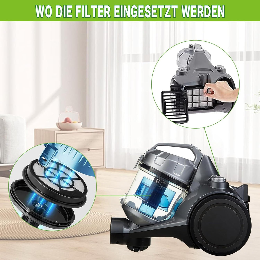 3 Set BBZ152EF Filter Für Bosch Serie 2 Staubsauger BGC05 BGS05 BGC05A320 BGC05A220A BGC05AAA1 BGC05