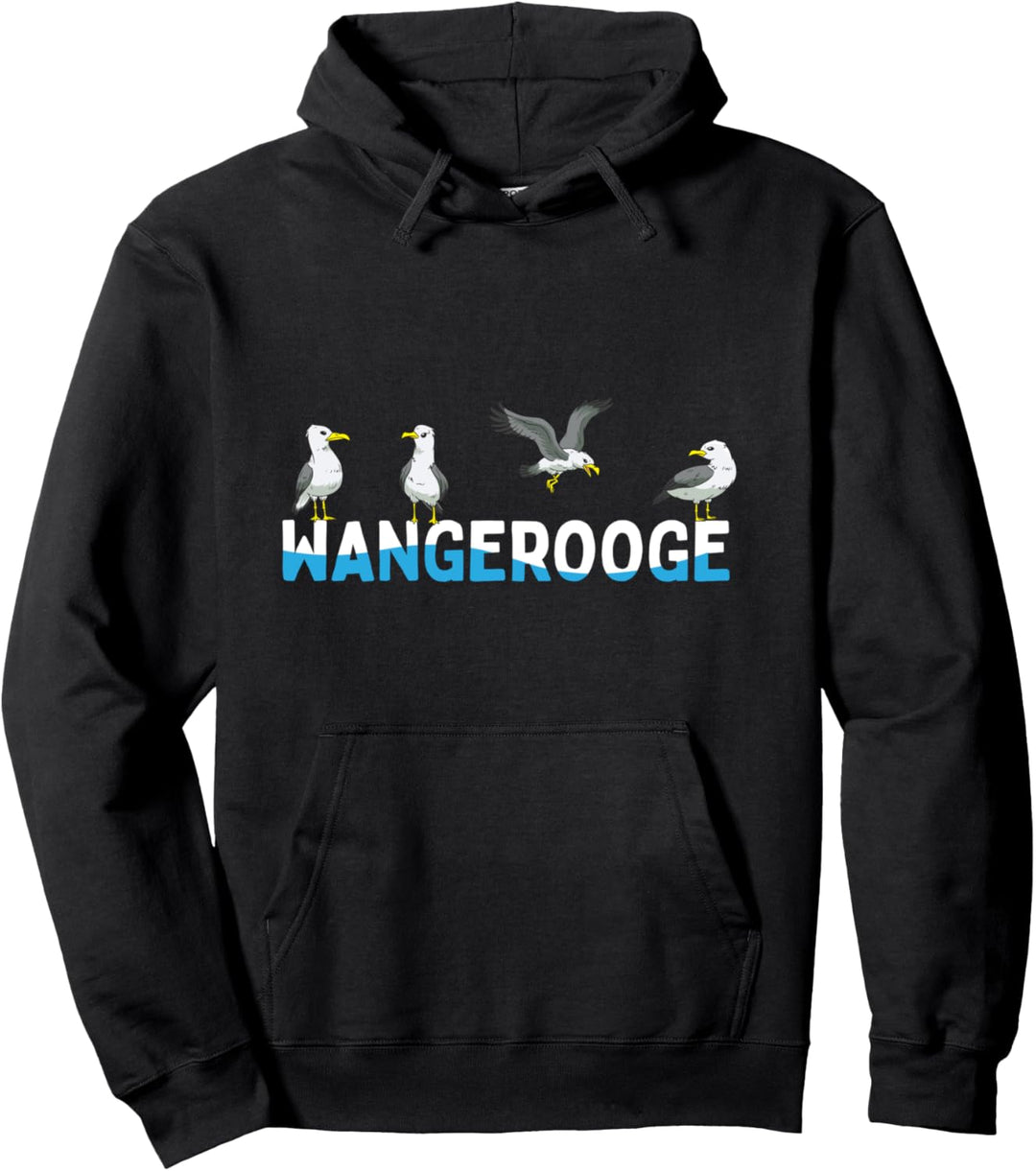 Wangerooge Ostfriesische Insel Nordsee Küste Möwen Pullover Hoodie