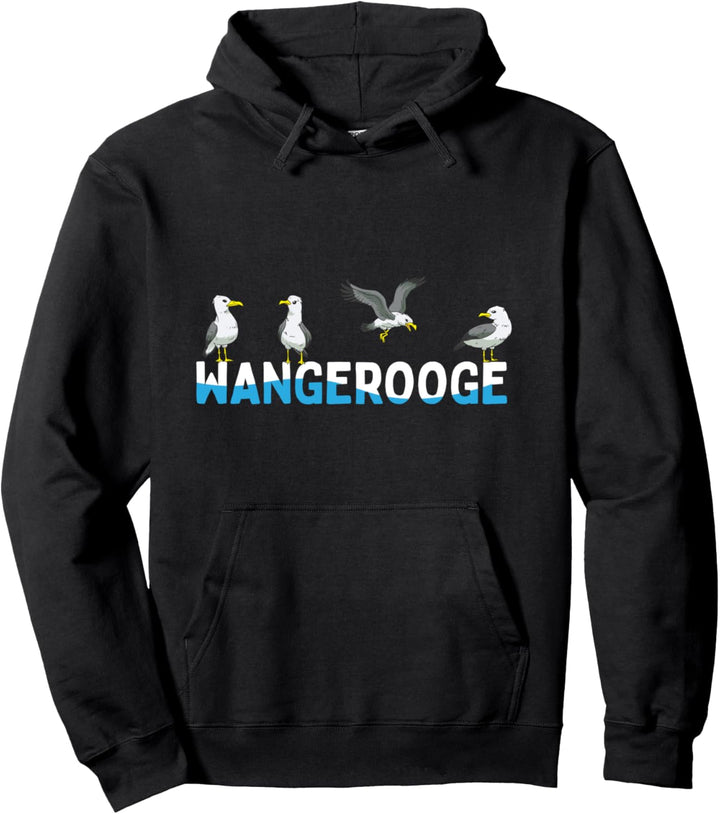 Wangerooge Ostfriesische Insel Nordsee Küste Möwen Pullover Hoodie